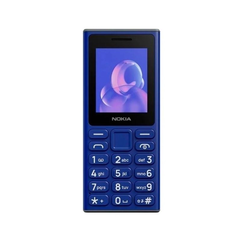 Celular Nokia 105 2024 azul pantalla 1.8 pulgadas