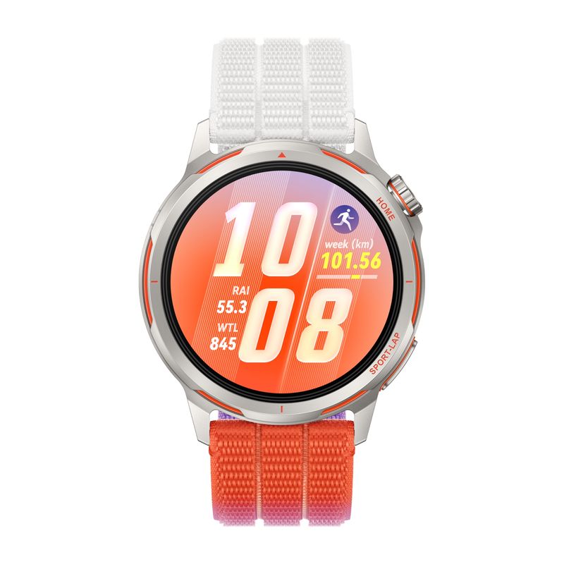 Smartwatch Huawei GT Runner 2 naranja vista frontal