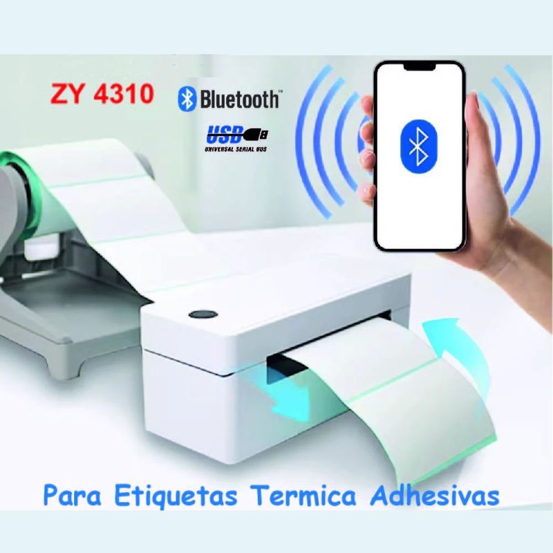 Impresora térmica Zywell ZY4310 USB Bluetooth blanco