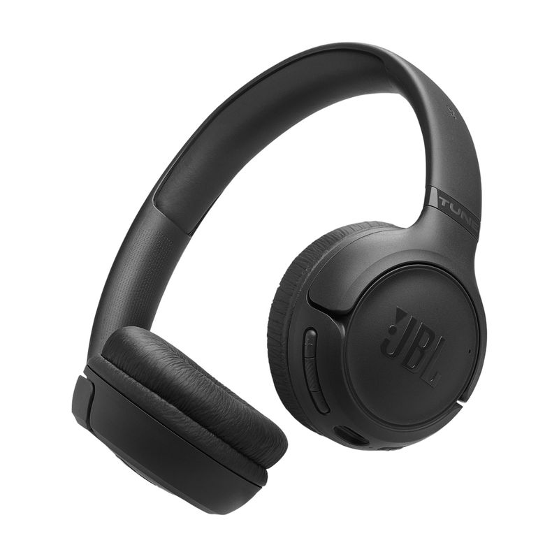 Audífonos Bluetooth on ear JBL Tune 530BT almohadillas acolchadas Negro Frontal-oblicuo