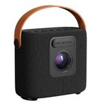 Parlante Aiwa bluetooth negro ambiente LED