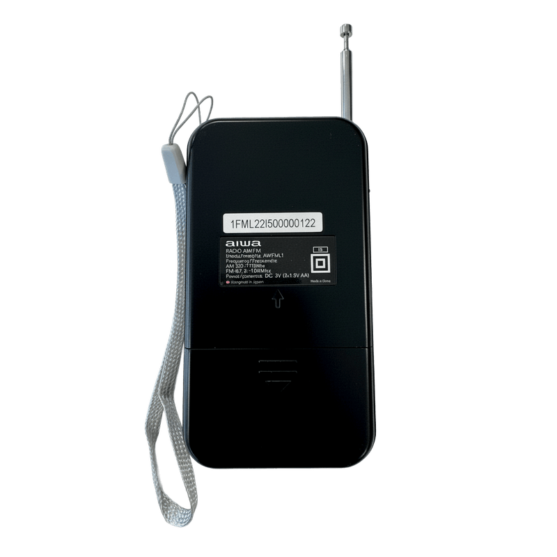 Radio portátil Aiwa AWFML1 negro detalle controles