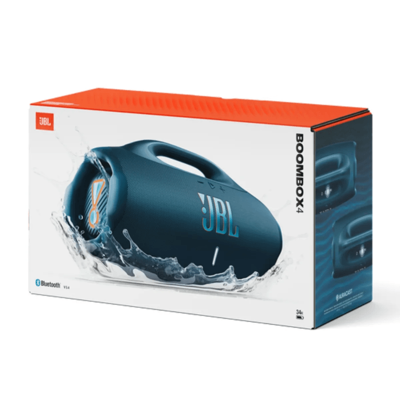 Parlante JBL Boombox 4 azul producto completo
