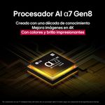 Smart TV LG 43 pulgadas 4K UHD 43UA7300PSB detalle procesador