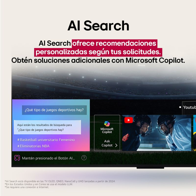 Smart TV LG 43 pulgadas 4K UHD 43UA7300PSB información