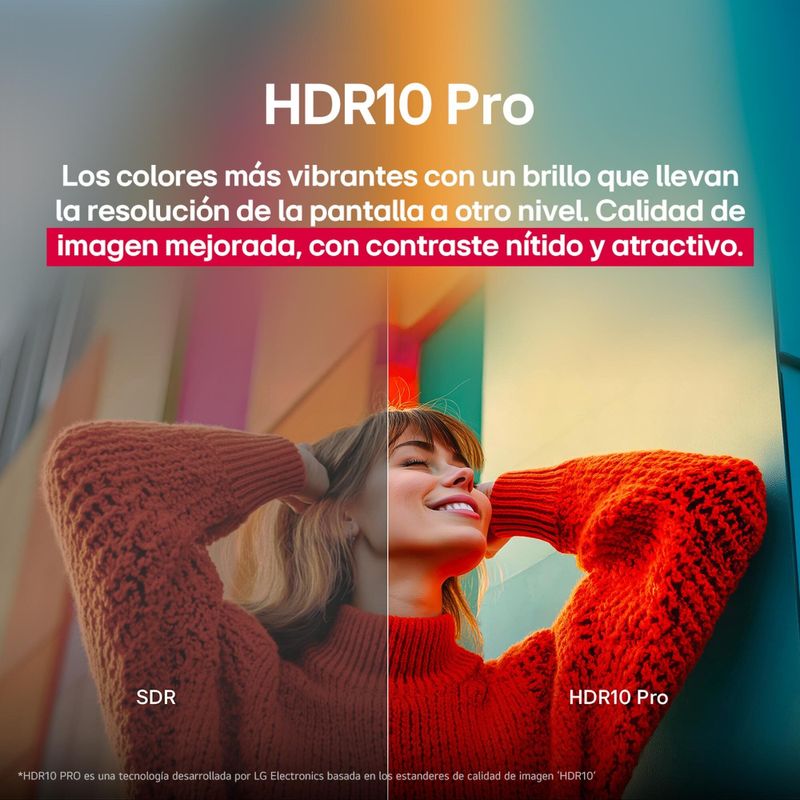 Smart TV LG 43 pulgadas 4K UHD 43UA7300PSB información hdr10 pro