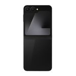 Celular Samsung Galaxy Z Flip 7 FE negro vista lateral diseño plegable