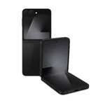 Celular Samsung Galaxy Z Flip 7 FE negro vista plegada