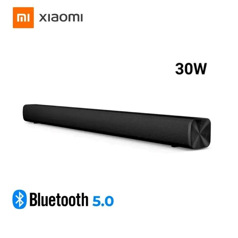 Barra de sonido Xiaomi Soundbar 2.0 negro vista diagonal