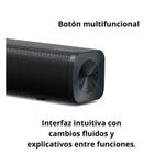 Barra de sonido Xiaomi Soundbar 2.0 negro detalle conexiones