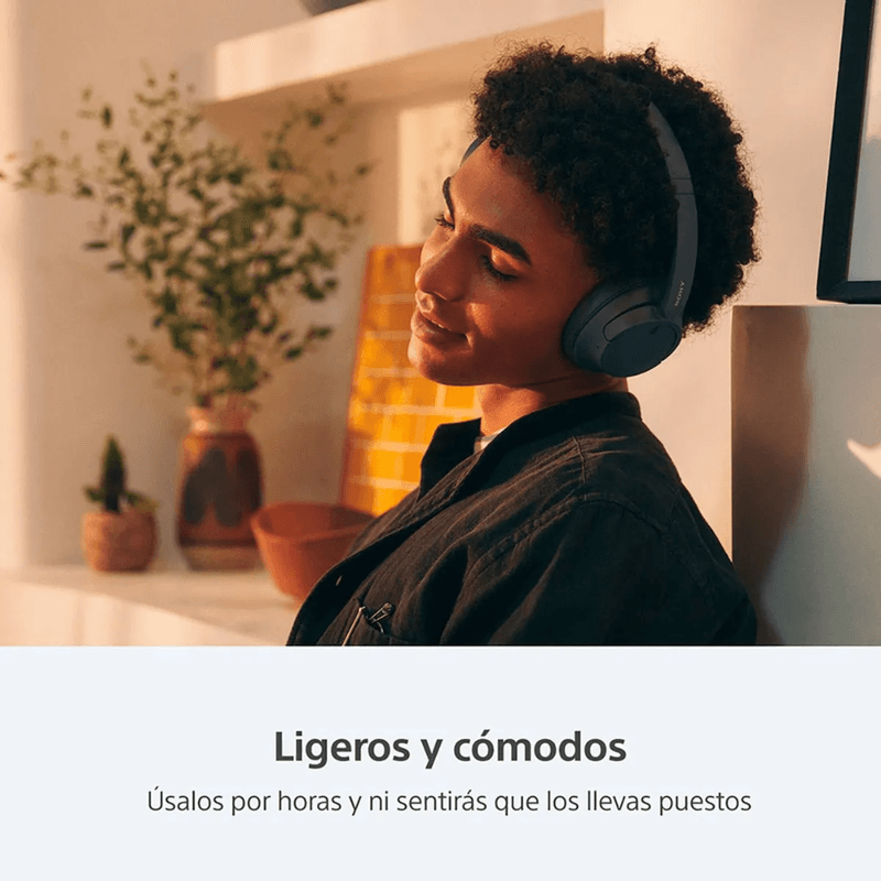 Audífonos Sony WH-CH720N negro conexión Bluetooth