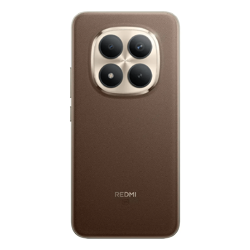 Celular Xiaomi Redmi Note 15 Pro+ 5G café moca vista trasera cámara 200MP