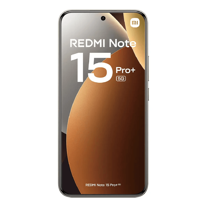 Celular Xiaomi Redmi Note 15 Pro+ 5G café moca pantalla AMOLED 6.83 pulgadas
