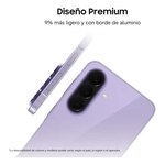 Celular Samsung Galaxy A57 5G azul oscuro detalle cámara 50MP
