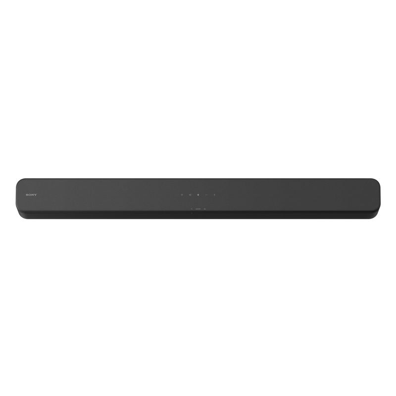 Soundbar Sony HT-S100F negro diseño estilizado