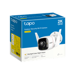 Cámara TP-Link Tapo C320WS exterior 2K Wi-Fi MicroSD 64GB empaque