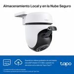 Cámara TP-Link Tapo C510W 2K QHD Wi-Fi 360 exterior blanca frontal características