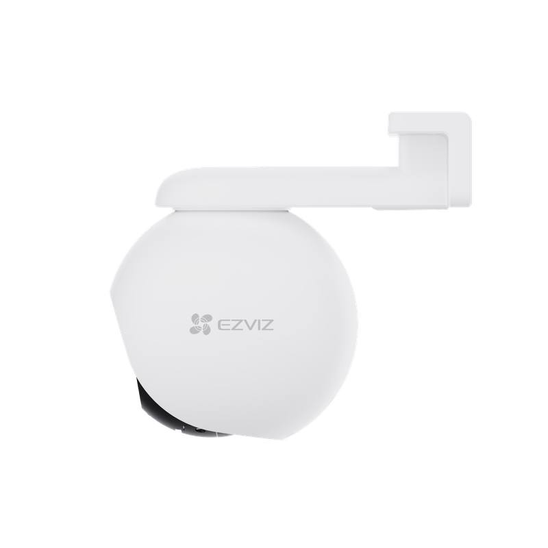 Cámara seguridad EZVIZ H80x Dual 4K Wi-Fi exterior blanca frontal lateral