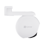 Cámara seguridad EZVIZ H80x Dual 4K Wi-Fi exterior blanca frontal lateral