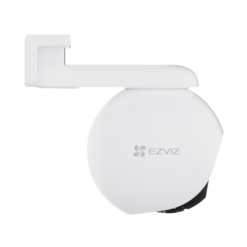 Cámara seguridad EZVIZ H80x Dual 4K Wi-Fi exterior blanca frontal lateral