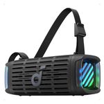 Parlante Bluetooth Soundcore Boom 3i 50W IP68 negro vista frontal