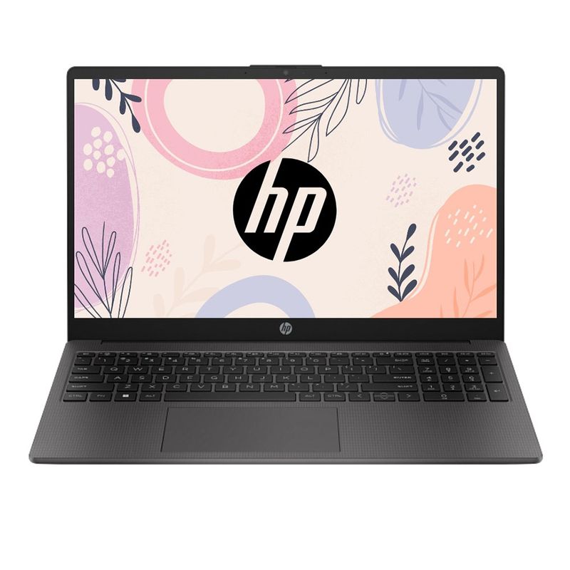 Laptop HP 255 G10 con 8GB RAM SSD 256GB 15.6 pulgadas vista frontal