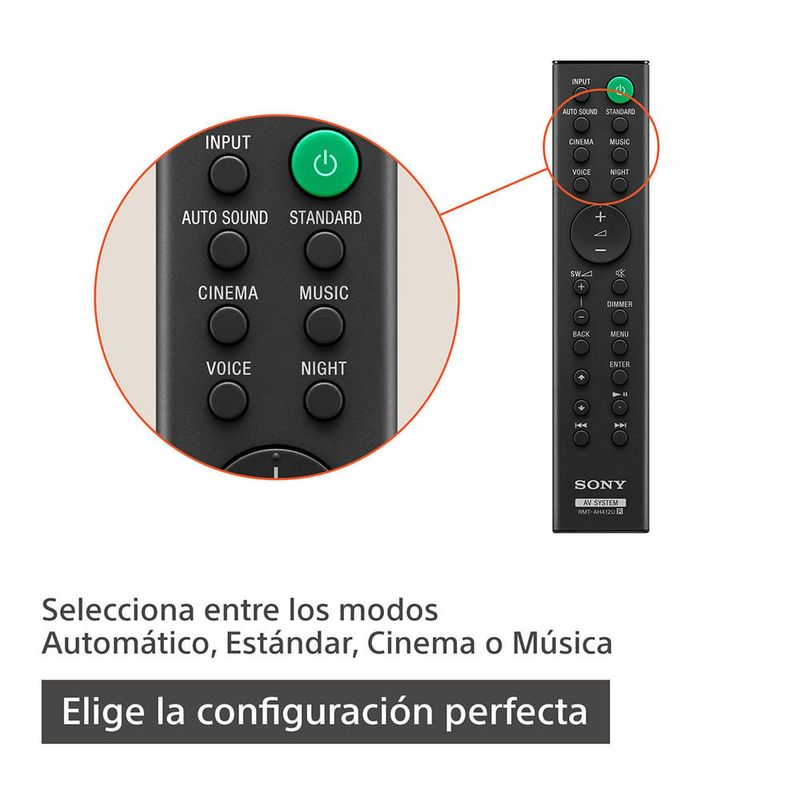 Home Theater Sony HT-S40R negro conexión Bluetooth