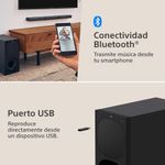 Home Theater Sony HT-S40R negro sistema 5.1 canales