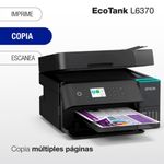 Impresora Epson EcoTank L6370 Wi-Fi dúplex con tintas T504 diagonal
