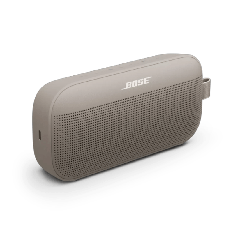 Parlante Bose SoundLink Flex II Sandstone vista diagonal