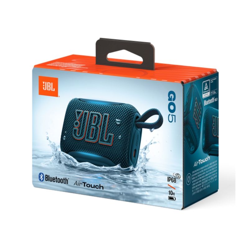 Parlante Bluetooth JBL Go 5 resistente al agua IP68 azul