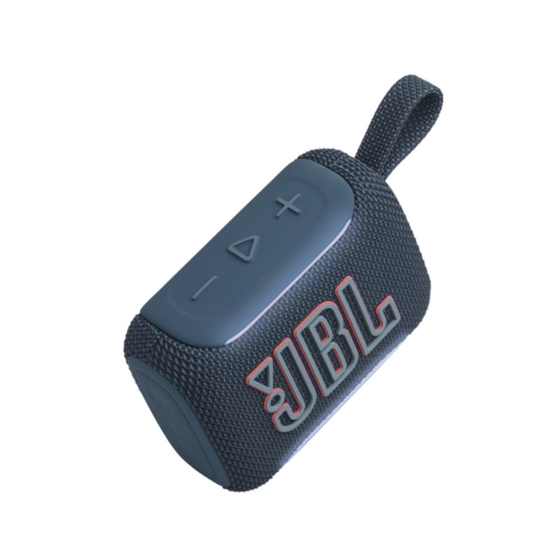 Parlante Bluetooth JBL Go 5 Playtime Boost 10h azul vista superior