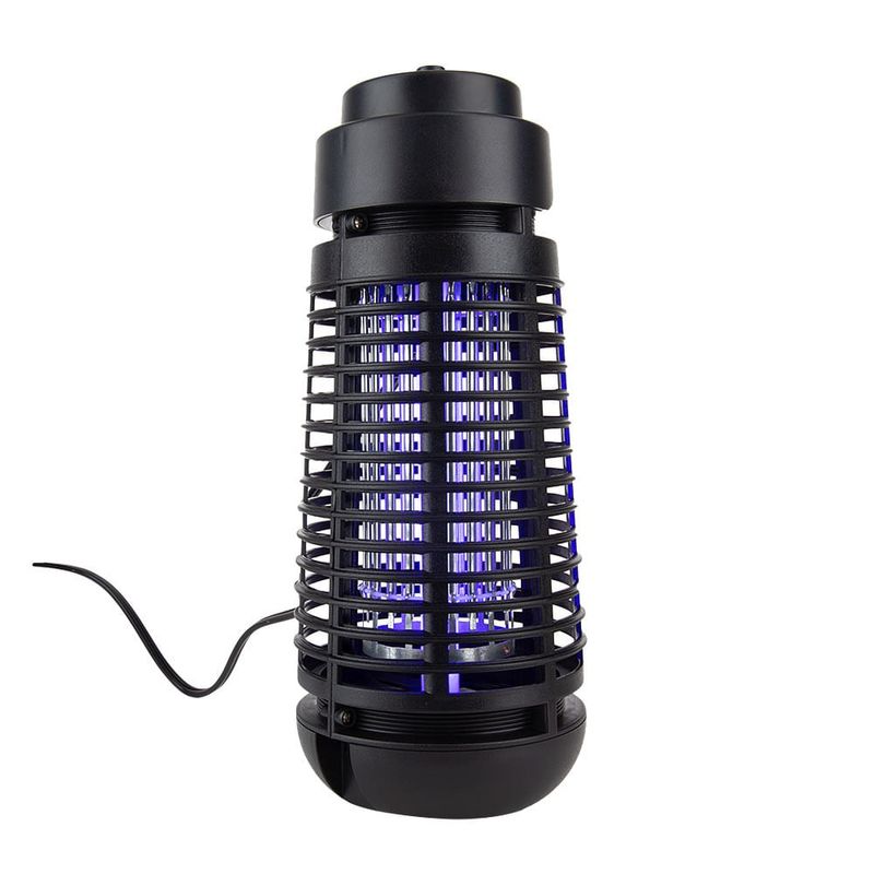 Lámpara mata insectos Westminster 6W UV negra reempacada frontal
