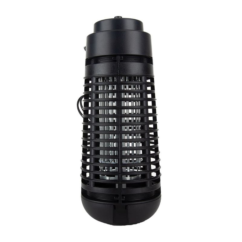 Lámpara mata insectos Westminster 6W UV negra reempacada dorsal-