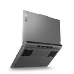 Laptop Lenovo LOQ 15IAX9 i5 16GB SSD 512GB RTX3050 gris características dorsal