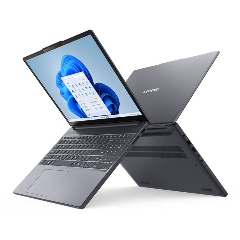 Laptop Lenovo IdeaPad Slim 3 Intel Core i5 8GB RAM SSD 512GB vista lateral