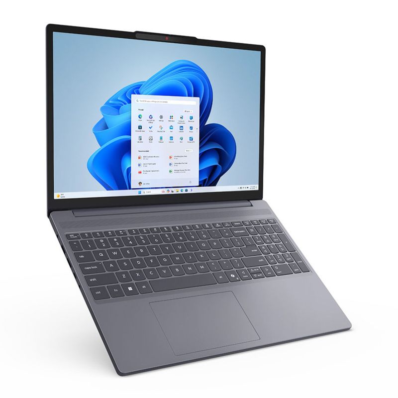 Laptop Lenovo IdeaPad Slim 3 Intel Core i5 8GB RAM SSD 512GB vista frontal oblicua