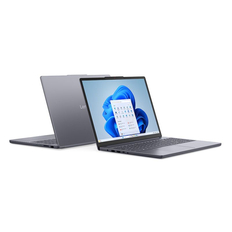 Laptop Lenovo IdeaPad Slim 3 Intel Core i5 8GB RAM SSD 512GB vista frontal oblicua