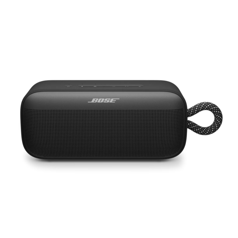 Parlante bluetooth Bose SoundLink Plus 15W IP67 color negro vista frontal