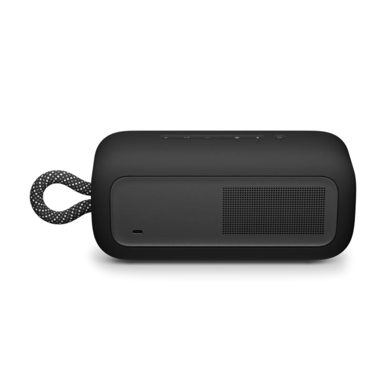 Parlante bluetooth Bose SoundLink Plus 15W IP67 color negro vista dorsal