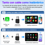 Adaptador inalámbrico Carlinkit Mini Ultra con convertidor USB Tipo-C negro toma de accesorios