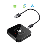 Adaptador inalámbrico Wooboobox YL2 con convertidor USB Tipo-C negro toma de accesorios