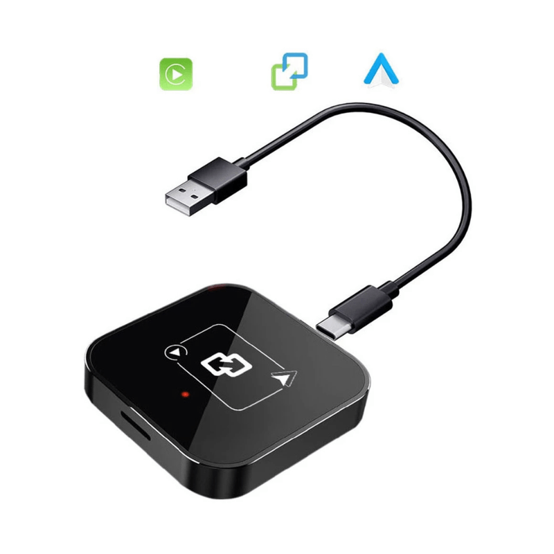Adaptador inalámbrico Wooboobox YL2 con convertidor USB Tipo-C negro toma de accesorios