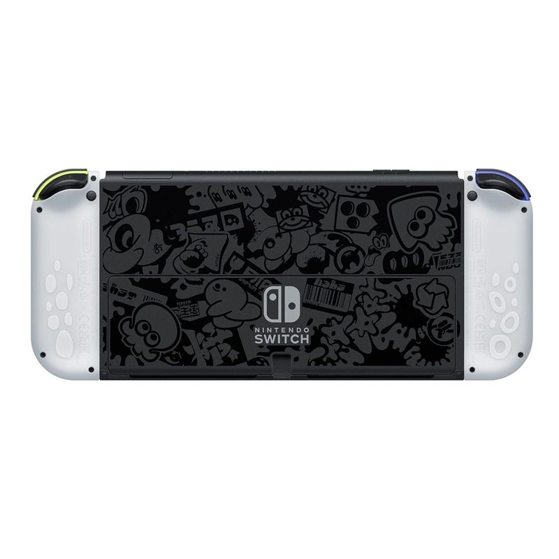 Nintendo Switch OLED Splatoon 3 64GB microSD versión JAP dorsal