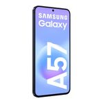 Celular Samsung A57 5G 256GB 8GB RAM cámara 50MP dark blue frontal oblicuo