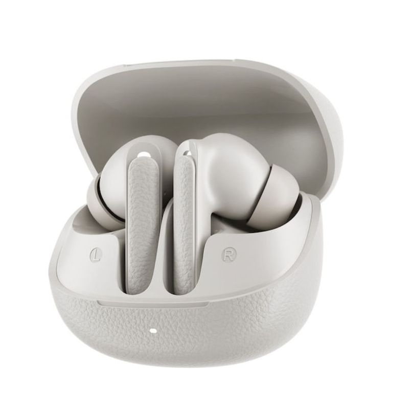 Audífonos QCY Buds ANC blancos controles táctiles