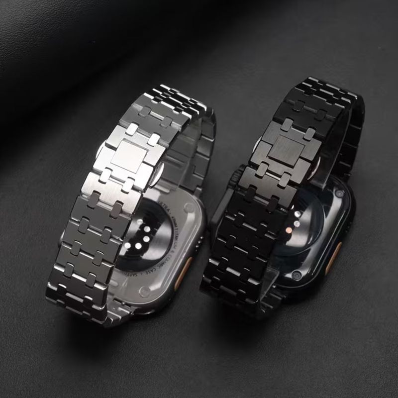 Correa URVOI Cuadros negra para Apple Watch 46mm