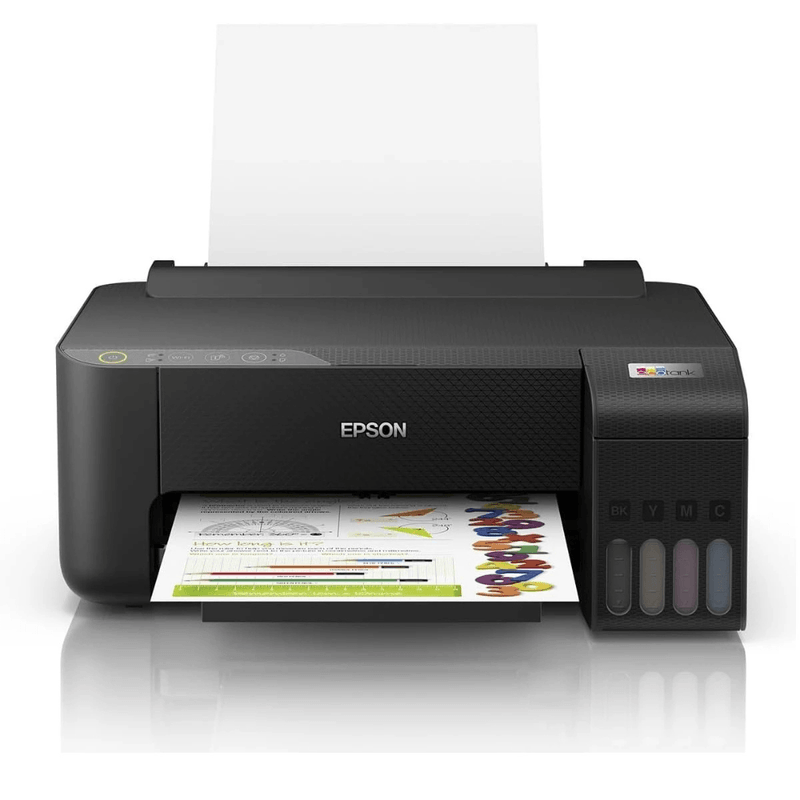 Impresora Epson EcoTank L1250 tinta continua negro vista frontal