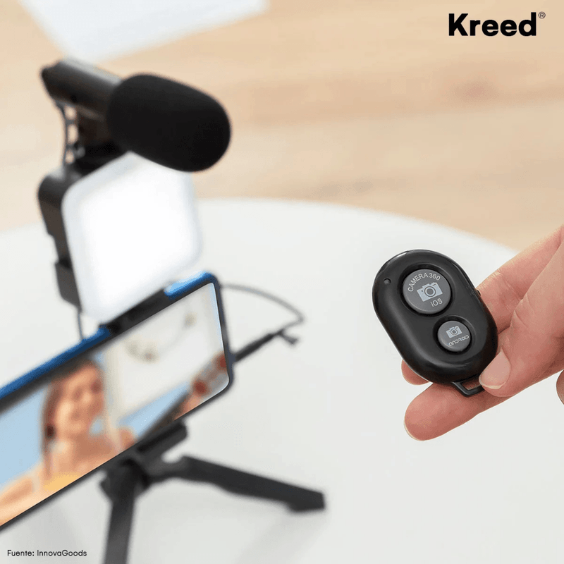 Kit de grabación KREED AY-49 negro disparador Bluetooth