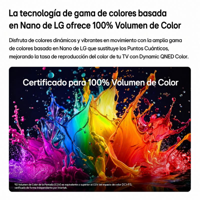 Smart TV LG 85 pulgadas 4K MiniLED webOS 2026 especificaciones